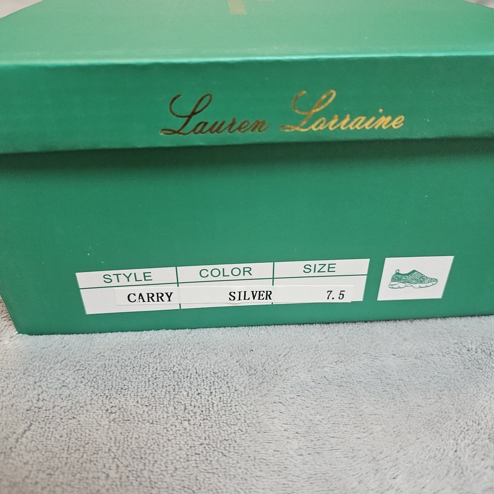 Lauren Lorraine - Carry‎ Silver - Size 7.5 New In Box - Picture 6 of 8